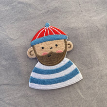 Lade das Bild in den Galerie-Viewer, Bügel Patch Seemann – Aufnäher für Kinder