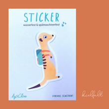 Lade das Bild in den Galerie-Viewer, Sticker ERDMÄNNCHEN | wasser- & spülmaschinenfest
