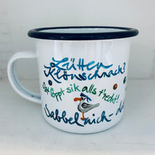 Lade das Bild in den Galerie-Viewer, Emaille Becher „Moin"