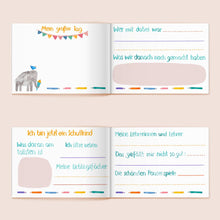 Lade das Bild in den Galerie-Viewer, Erinnerungsbuch " Mein 1. Schuljahr"