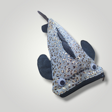 Lade das Bild in den Galerie-Viewer, Fischtäschchen LEO grau