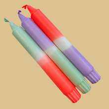 Lade das Bild in den Galerie-Viewer, Dip Dye Kerzen im 3er Set