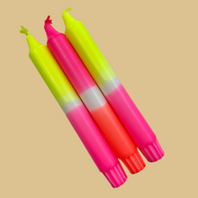 Lade das Bild in den Galerie-Viewer, Dip Dye Kerzen im 3er Set