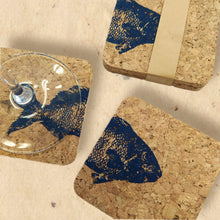 Lade das Bild in den Galerie-Viewer, 2er Set Untersetzer FISCH