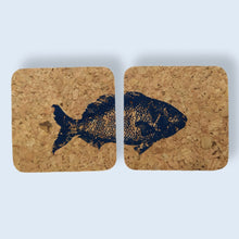 Lade das Bild in den Galerie-Viewer, 2er Set Untersetzer FISCH