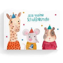 Lade das Bild in den Galerie-Viewer, Freundebuch "Alle meine Schulfreunde"