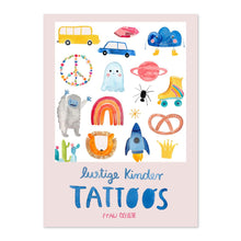 Lade das Bild in den Galerie-Viewer, Lustige Kinder-Tattoos "Kleine Wilde"