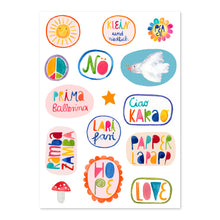 Lade das Bild in den Galerie-Viewer, Lustige Kinder-Tattoos "Sonnenschein & Ramba Zamba"
