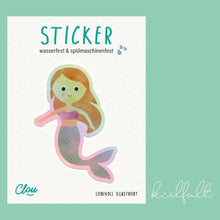 Lade das Bild in den Galerie-Viewer, Sticker MEERJUNGFRAU | wasser- & spülmaschinenfest