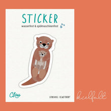 Lade das Bild in den Galerie-Viewer, Sticker OTTER | wasser- & spülmaschinenfest