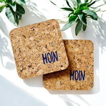 Lade das Bild in den Galerie-Viewer, 2er Set Untersetzer MOIN