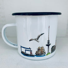 Lade das Bild in den Galerie-Viewer, Emaille Becher „Kiel"