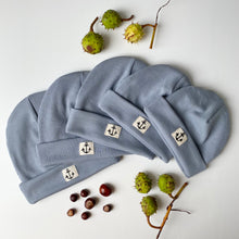Lade das Bild in den Galerie-Viewer, Hipster-Beanie „Blaugrau“