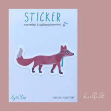 Lade das Bild in den Galerie-Viewer, Sticker &quot;Fuchs&quot; | wasser- &amp; spülmaschinenfest
