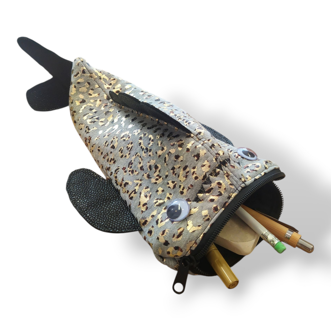 Fischtäschchen LEO grau