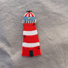 Lade das Bild in den Galerie-Viewer, Bügel Patch Leuchtturm– Aufnäher für Kinder 
